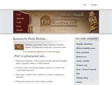 Tablet Screenshot of kamenictvi-chebsko.cz